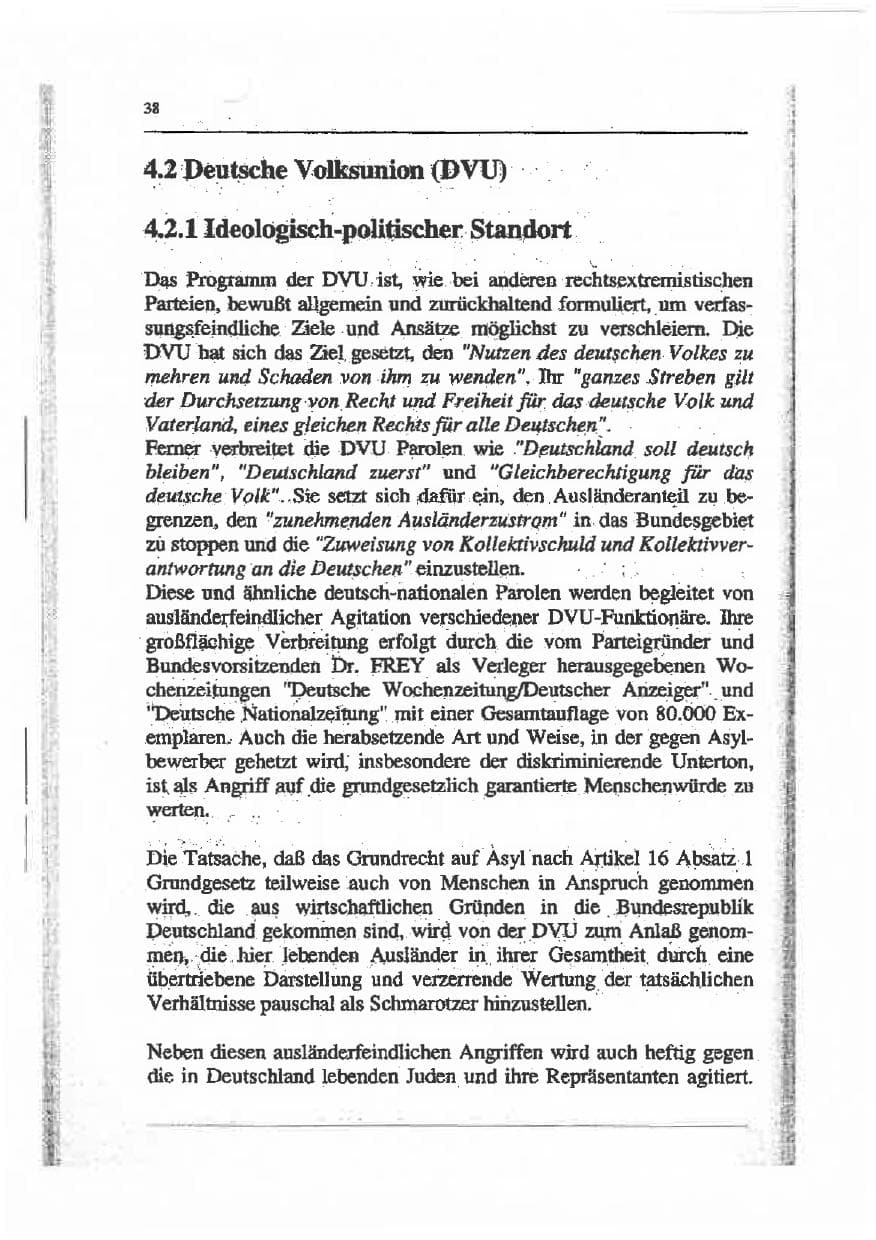 Seite 52 des Verfassungsschutzbericht 1993 Sachsen-Anhalt
