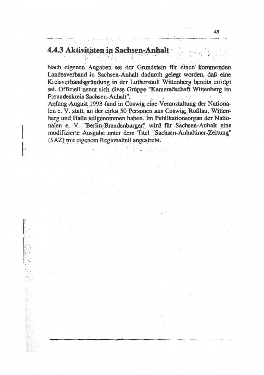 Seite 57 des Verfassungsschutzbericht 1993 Sachsen-Anhalt