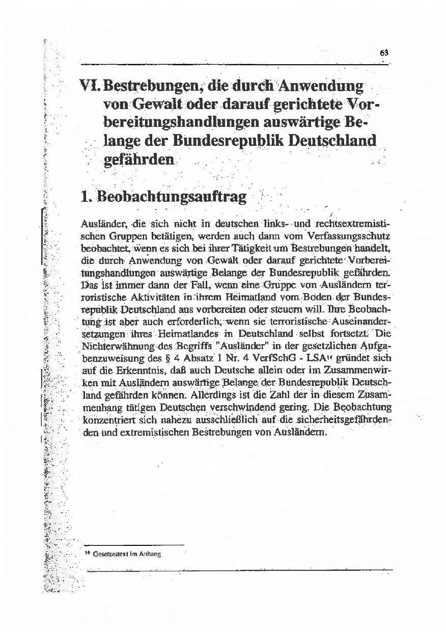 Seite 77 des Verfassungsschutzbericht 1993 Sachsen-Anhalt