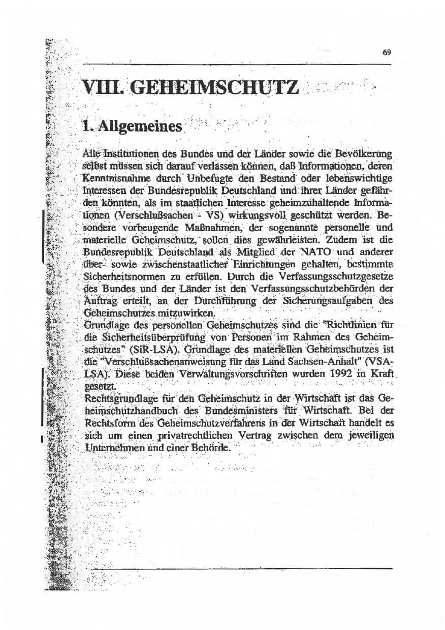 Seite 83 des Verfassungsschutzbericht 1993 Sachsen-Anhalt