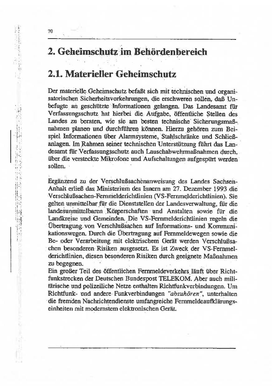 Seite 84 des Verfassungsschutzbericht 1993 Sachsen-Anhalt