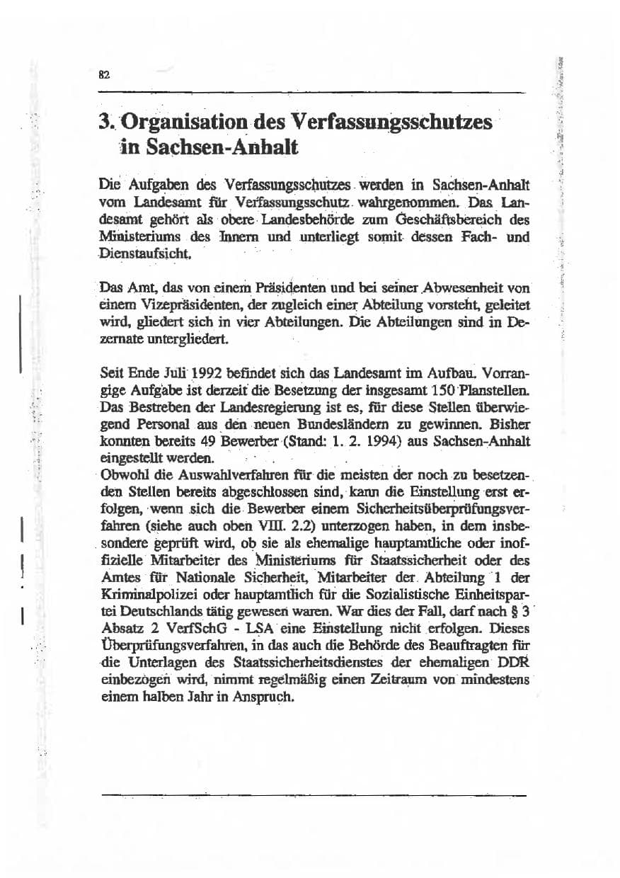 Seite 96 des Verfassungsschutzbericht 1993 Sachsen-Anhalt