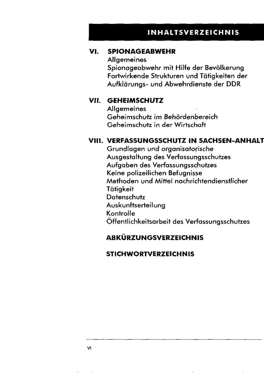 Seite 11 des Verfassungsschutzbericht 1998 Sachsen-Anhalt