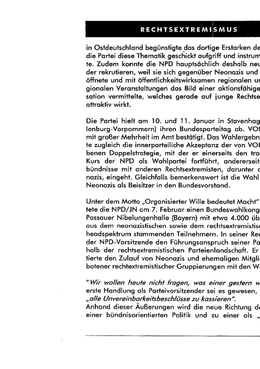 Seite 48 des Verfassungsschutzbericht 1998 Sachsen-Anhalt