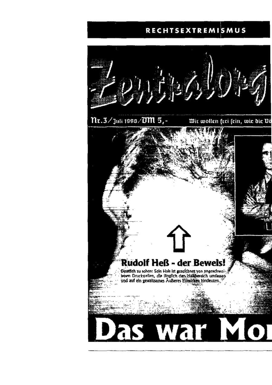 Seite 56 des Verfassungsschutzbericht 1998 Sachsen-Anhalt