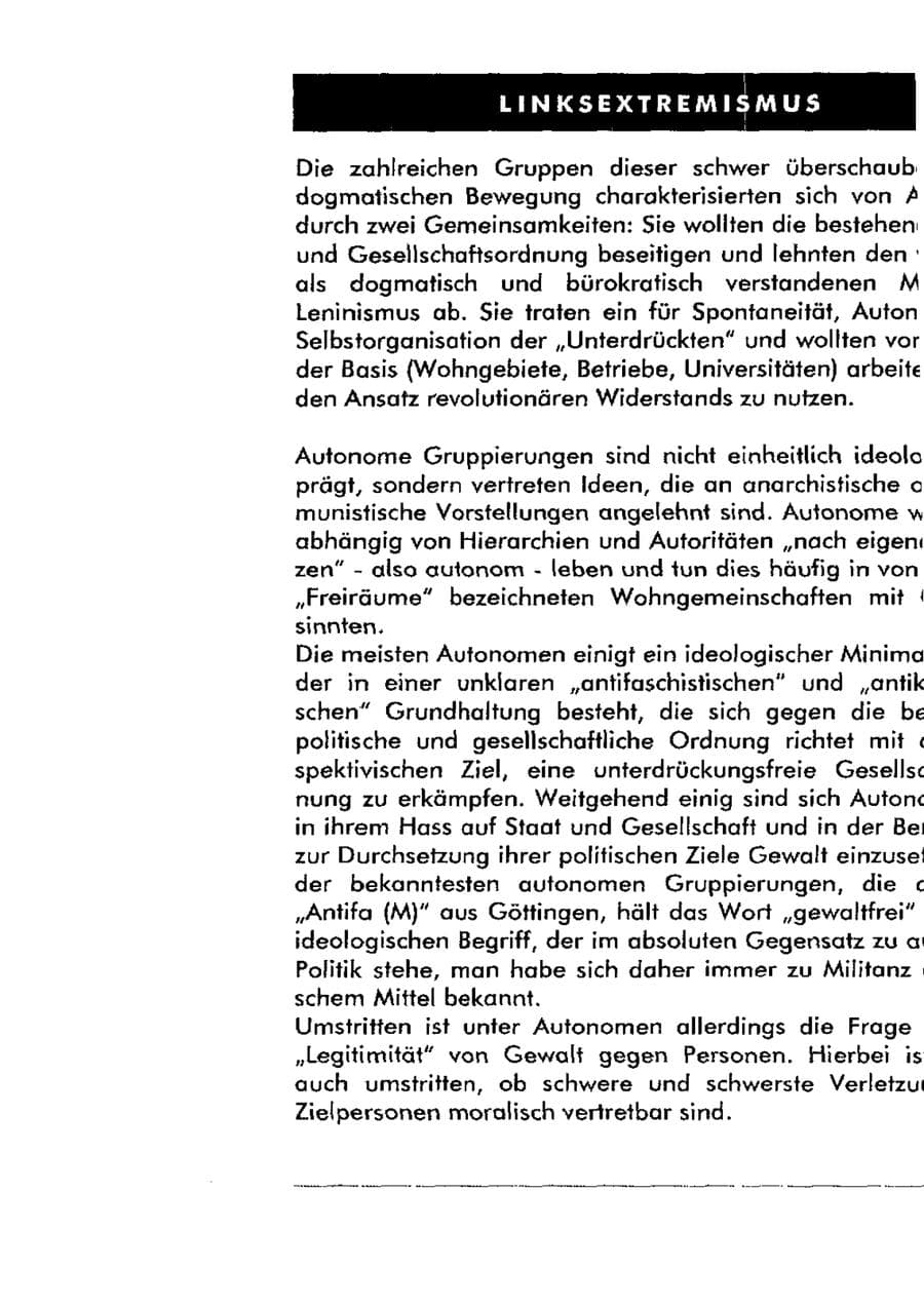 Seite 62 des Verfassungsschutzbericht 1998 Sachsen-Anhalt