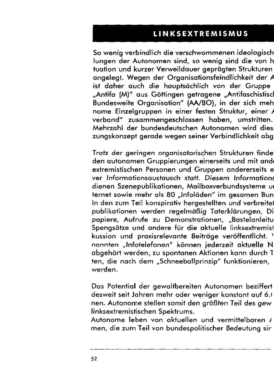 Seite 63 des Verfassungsschutzbericht 1998 Sachsen-Anhalt