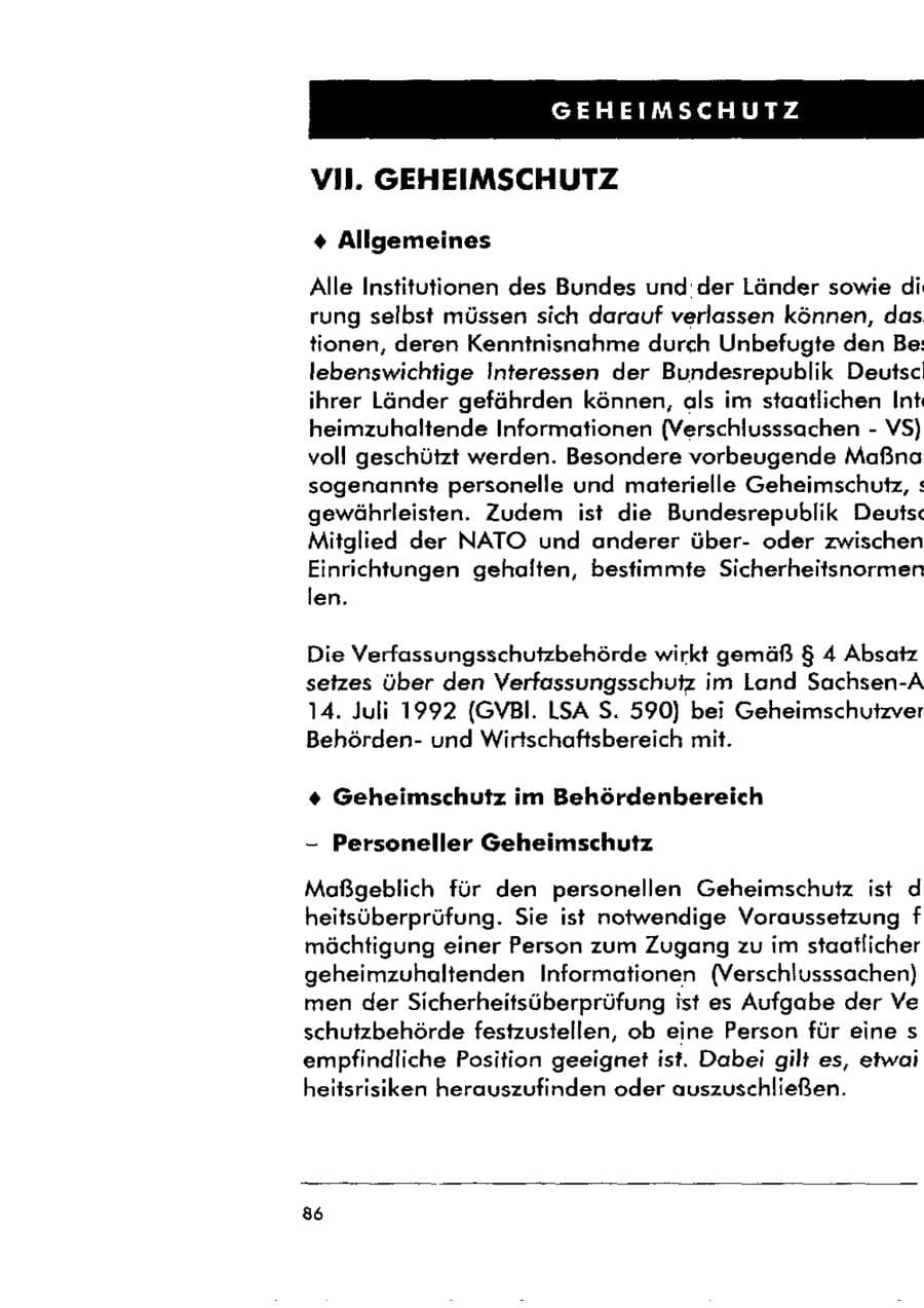 Seite 97 des Verfassungsschutzbericht 1998 Sachsen-Anhalt