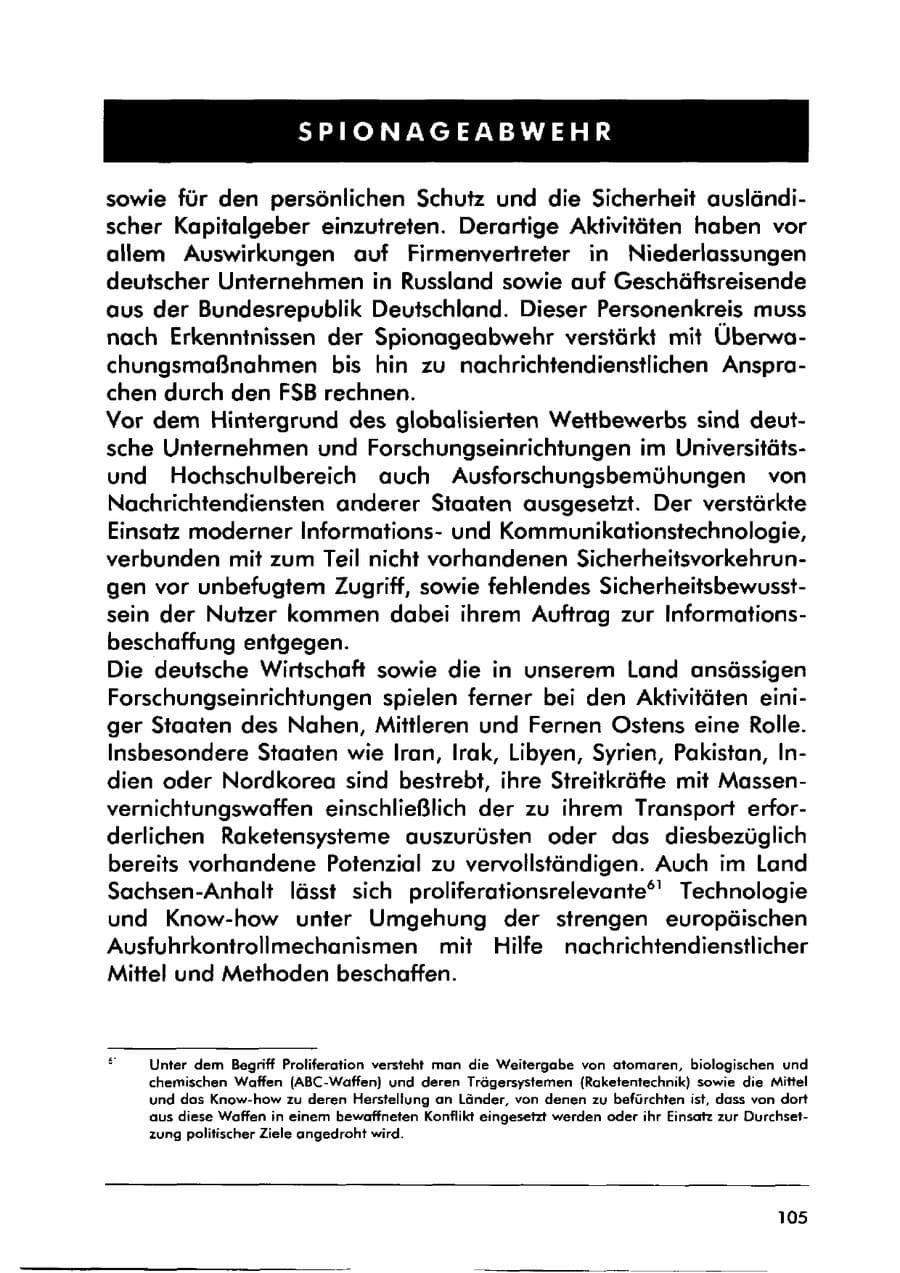 Seite 115 des Verfassungsschutzbericht 2000 Sachsen-Anhalt