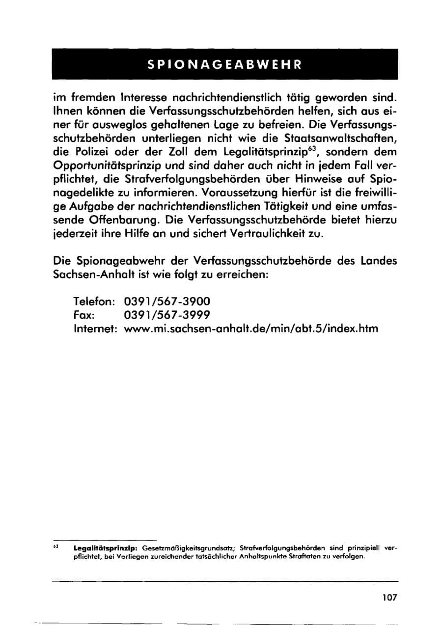 Seite 117 des Verfassungsschutzbericht 2000 Sachsen-Anhalt