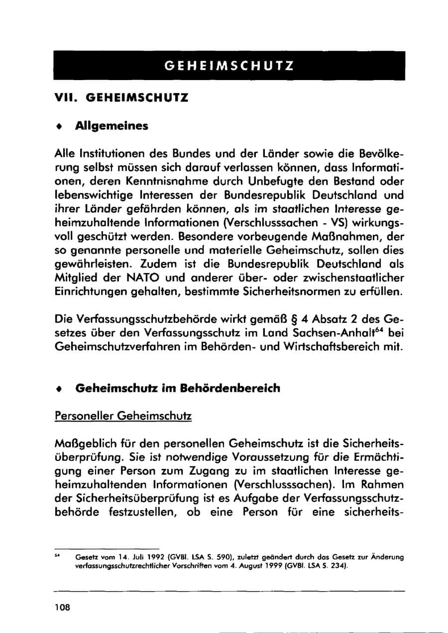 Seite 118 des Verfassungsschutzbericht 2000 Sachsen-Anhalt