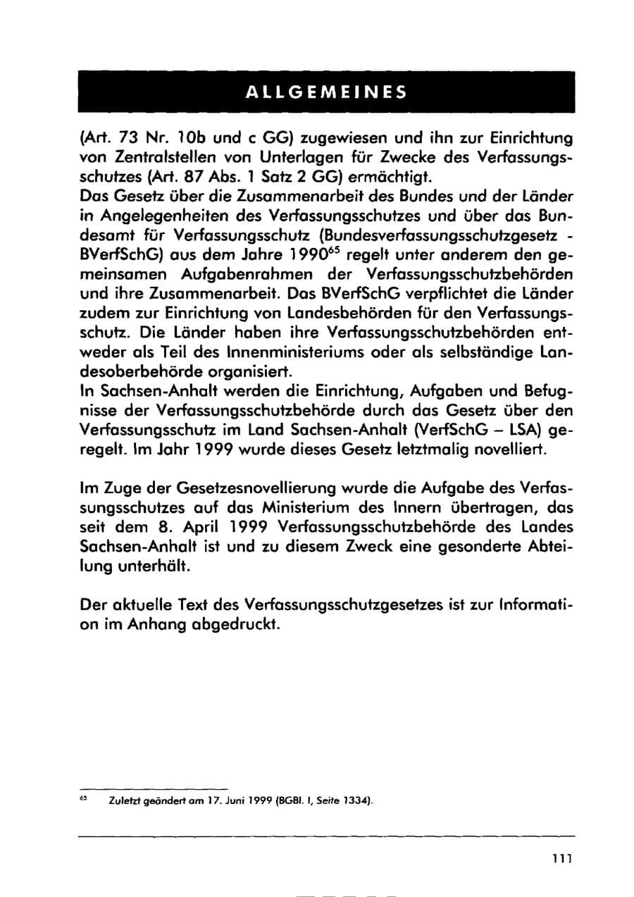 Seite 121 des Verfassungsschutzbericht 2000 Sachsen-Anhalt