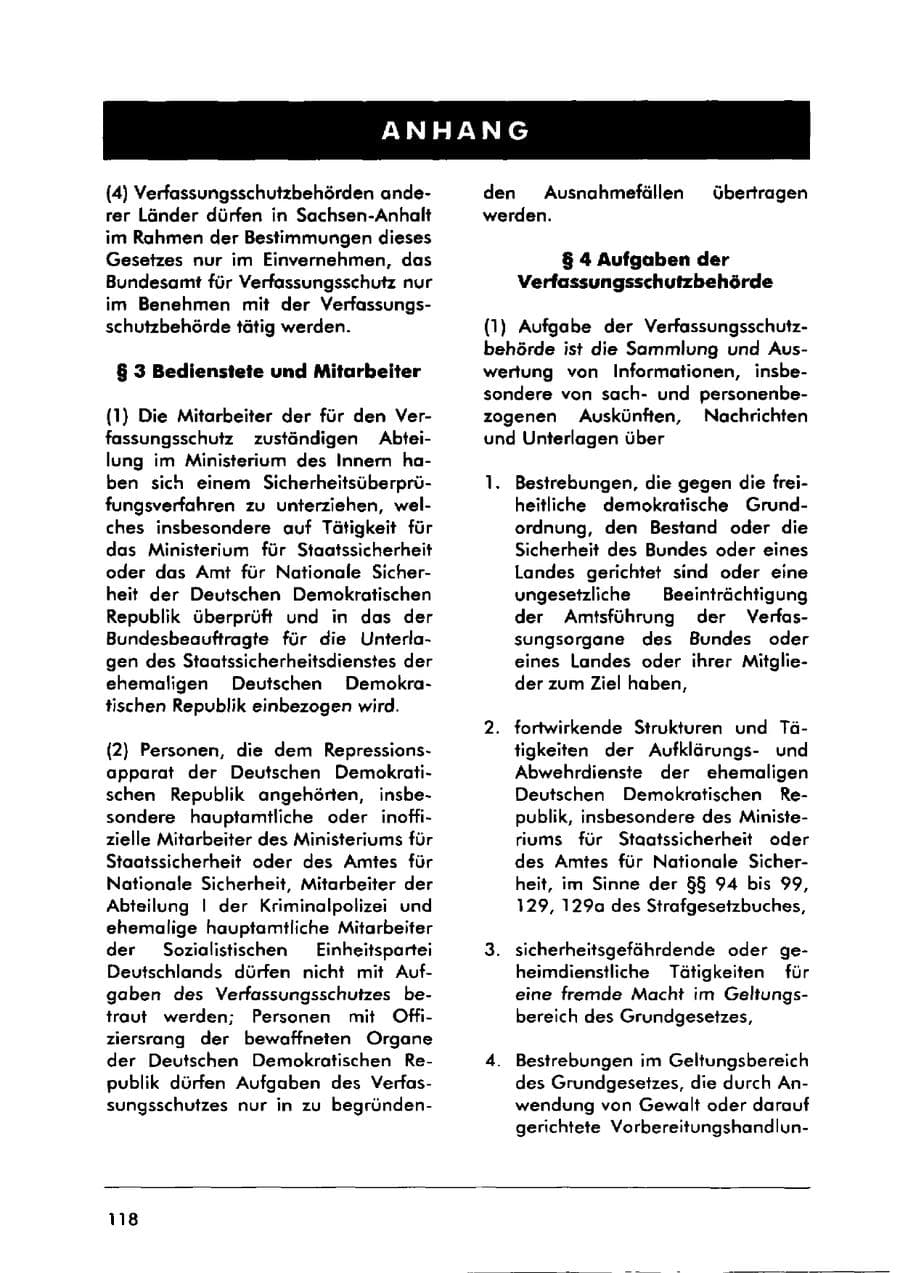 Seite 128 des Verfassungsschutzbericht 2000 Sachsen-Anhalt