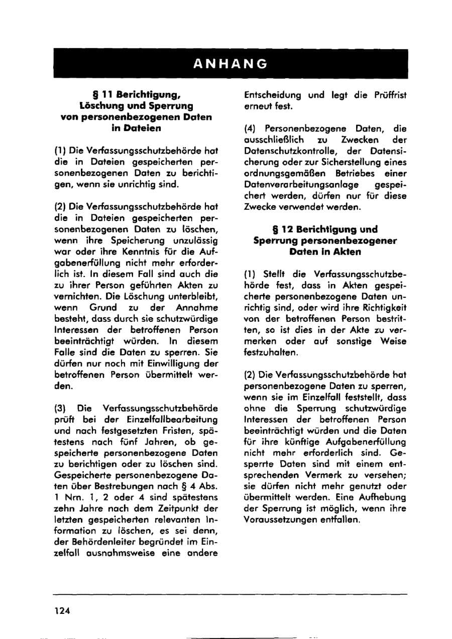 Seite 134 des Verfassungsschutzbericht 2000 Sachsen-Anhalt