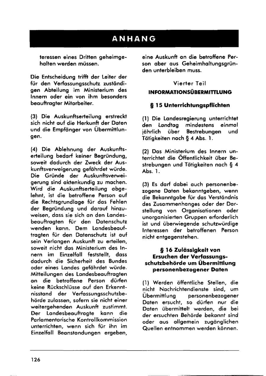 Seite 136 des Verfassungsschutzbericht 2000 Sachsen-Anhalt