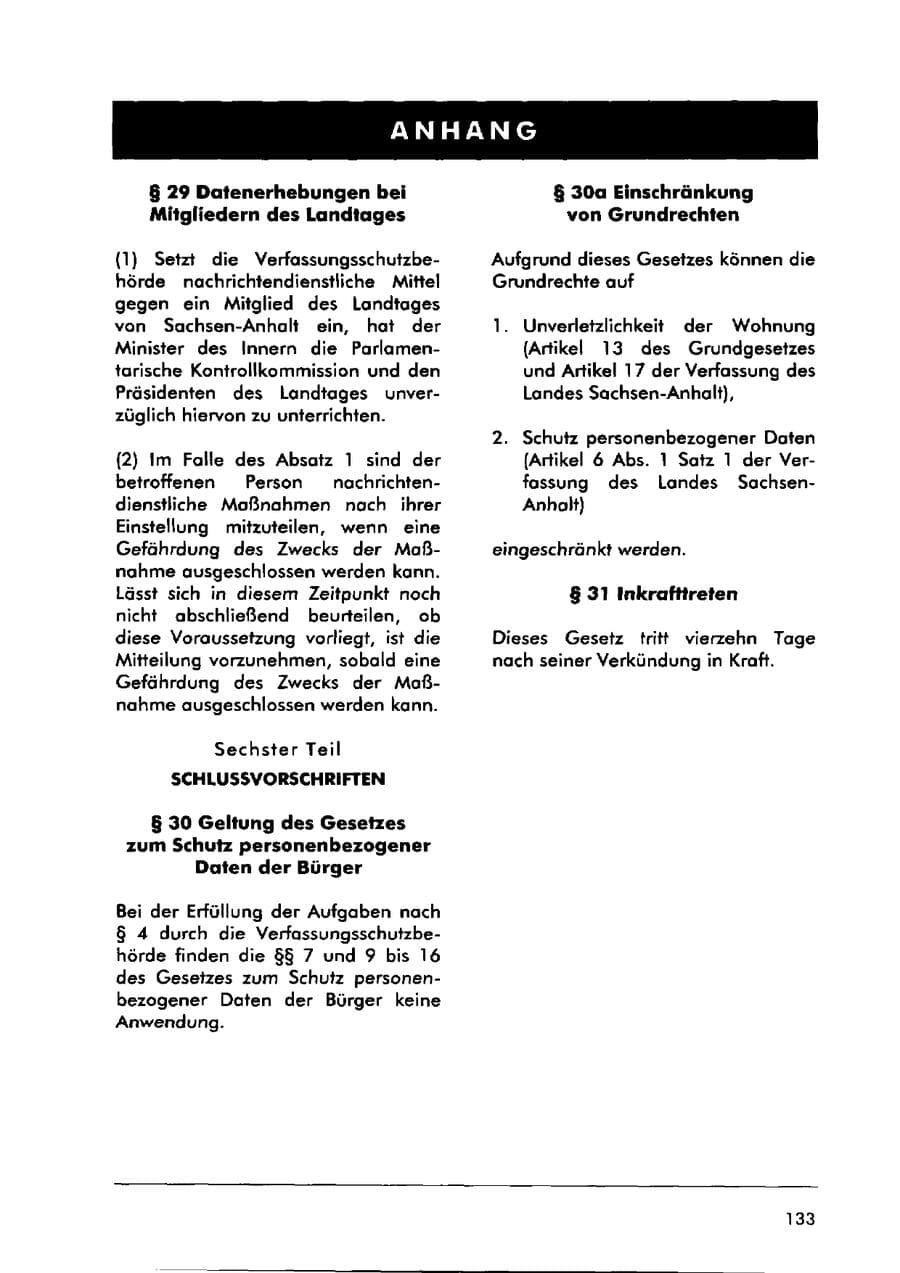 Seite 143 des Verfassungsschutzbericht 2000 Sachsen-Anhalt