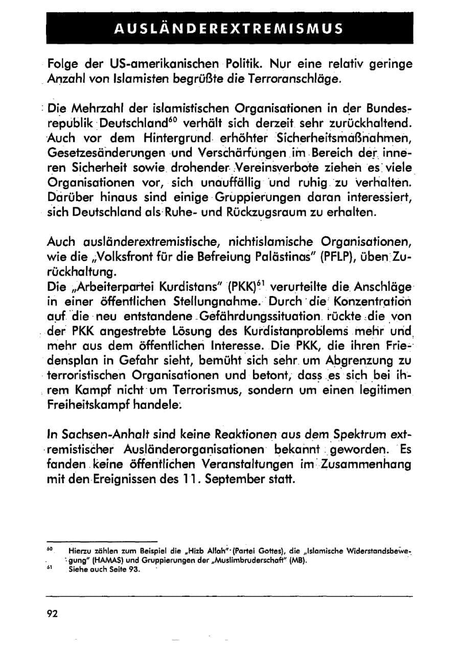 Seite 103 des Verfassungsschutzbericht 2001 Sachsen-Anhalt