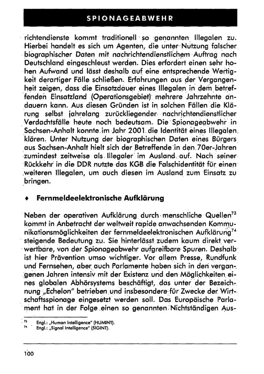 Seite 111 des Verfassungsschutzbericht 2001 Sachsen-Anhalt