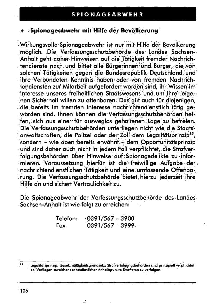 Seite 117 des Verfassungsschutzbericht 2001 Sachsen-Anhalt