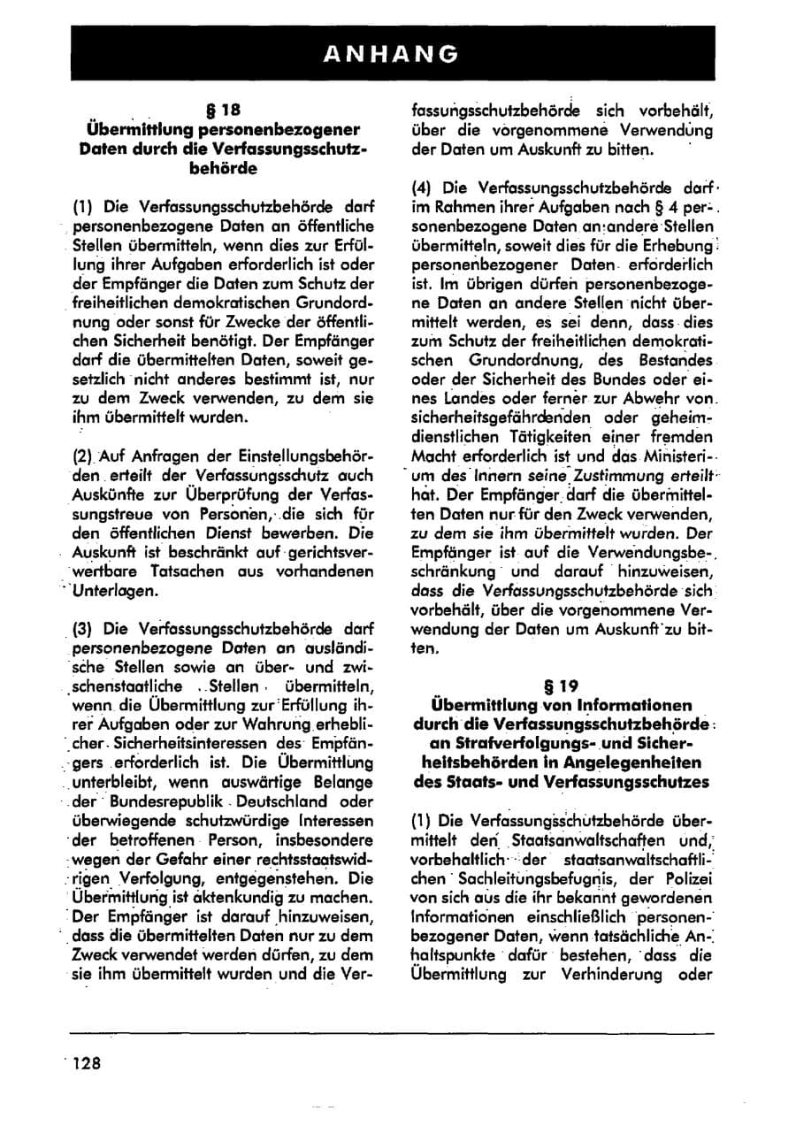 Seite 139 des Verfassungsschutzbericht 2001 Sachsen-Anhalt