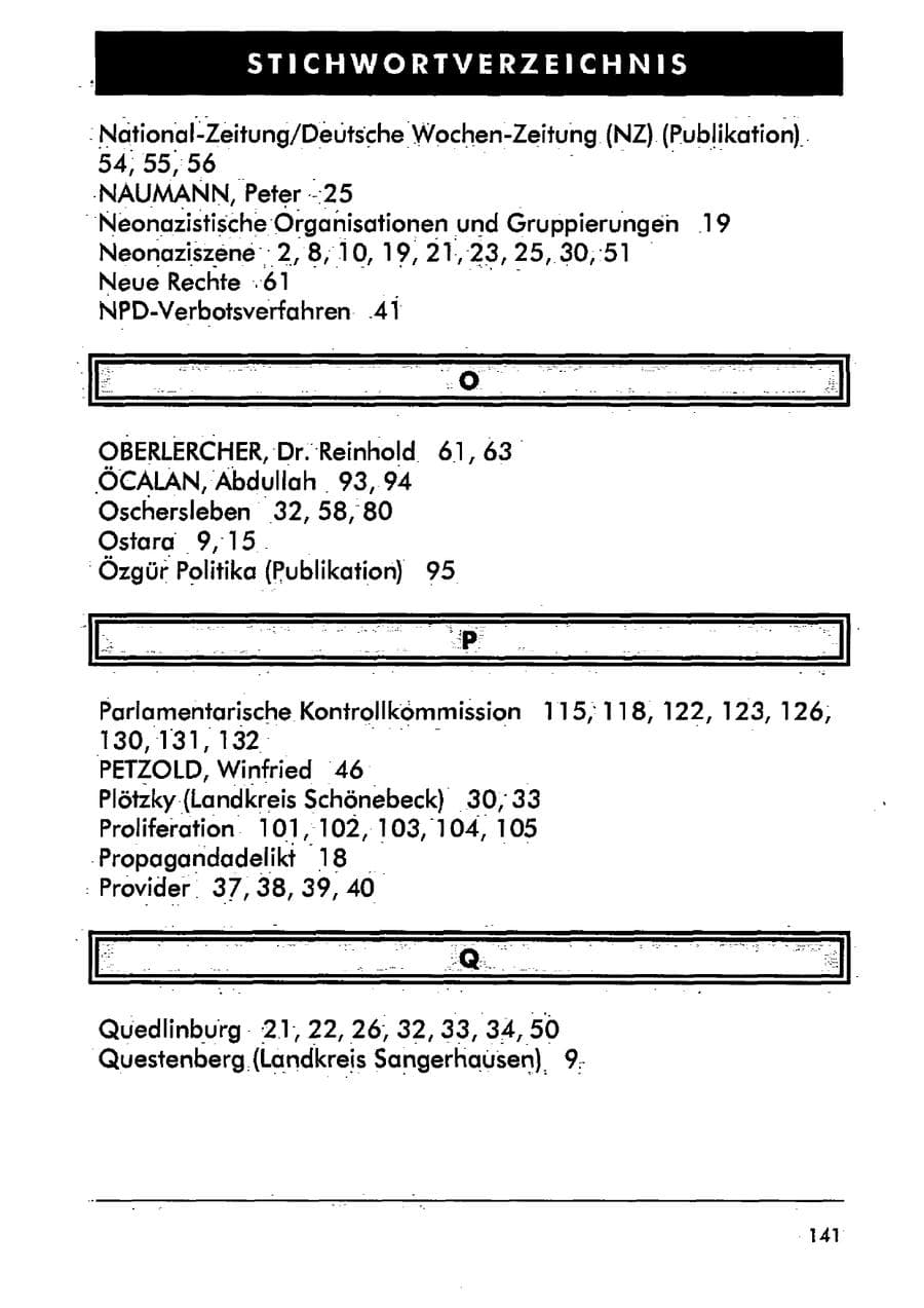 Seite 152 des Verfassungsschutzbericht 2001 Sachsen-Anhalt