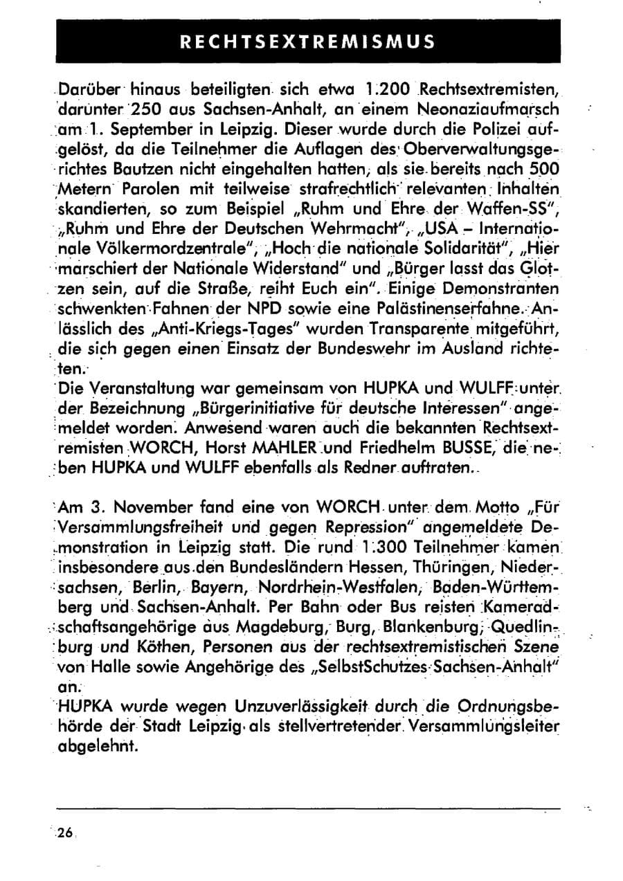 Seite 37 des Verfassungsschutzbericht 2001 Sachsen-Anhalt