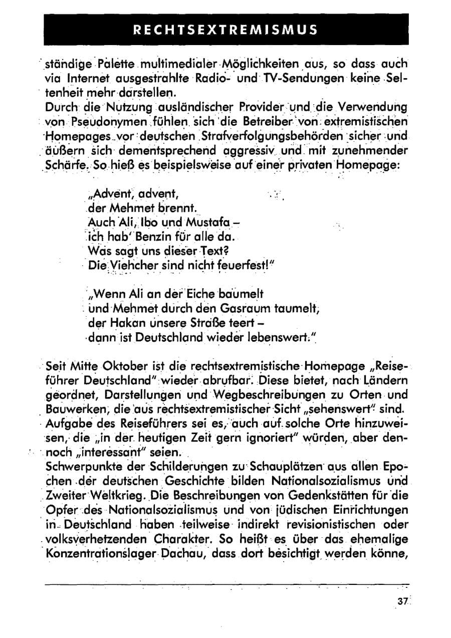 Seite 48 des Verfassungsschutzbericht 2001 Sachsen-Anhalt