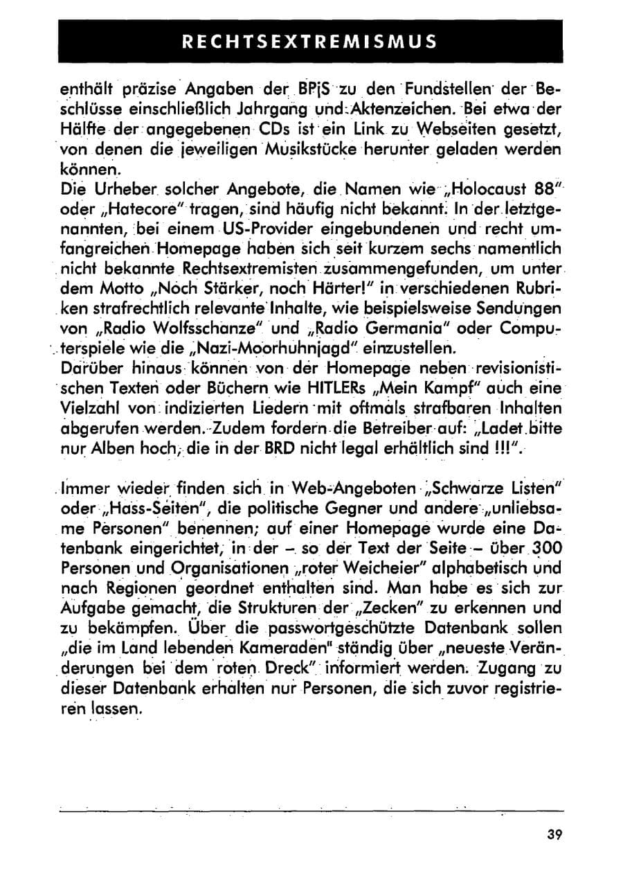 Seite 50 des Verfassungsschutzbericht 2001 Sachsen-Anhalt