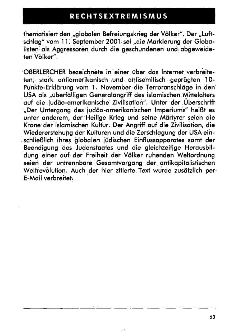 Seite 74 des Verfassungsschutzbericht 2001 Sachsen-Anhalt