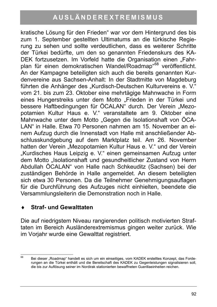 Seite 101 des Verfassungsschutzbericht 2003 Sachsen-Anhalt
