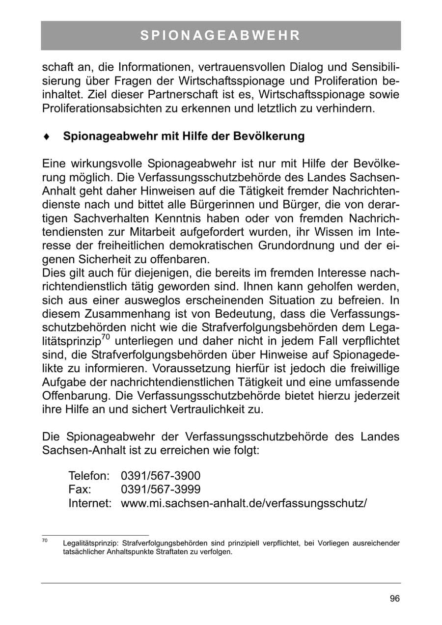 Seite 105 des Verfassungsschutzbericht 2003 Sachsen-Anhalt