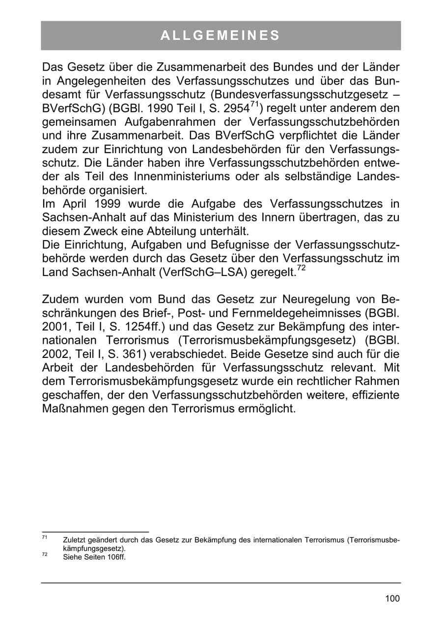 Seite 109 des Verfassungsschutzbericht 2003 Sachsen-Anhalt