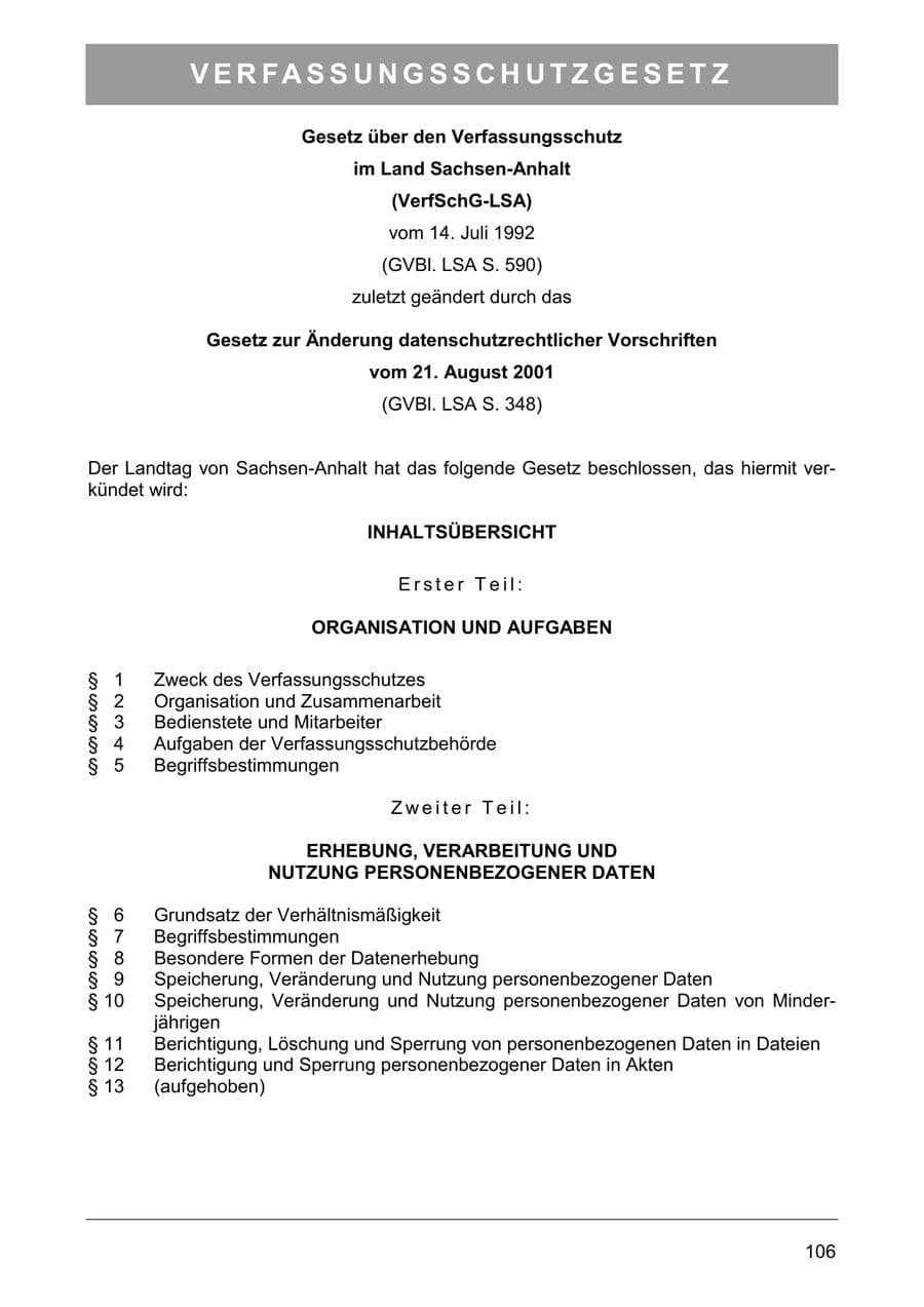 Seite 115 des Verfassungsschutzbericht 2003 Sachsen-Anhalt