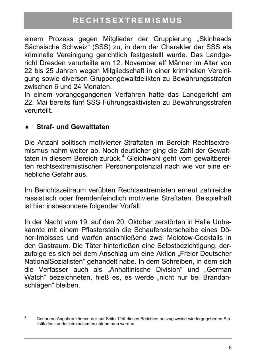Seite 15 des Verfassungsschutzbericht 2003 Sachsen-Anhalt