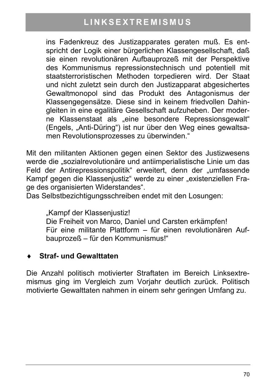 Seite 79 des Verfassungsschutzbericht 2003 Sachsen-Anhalt