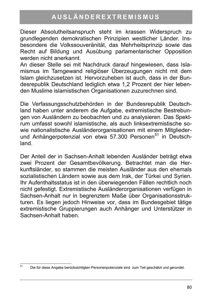 Seite 89 des Verfassungsschutzbericht 2003 Sachsen-Anhalt