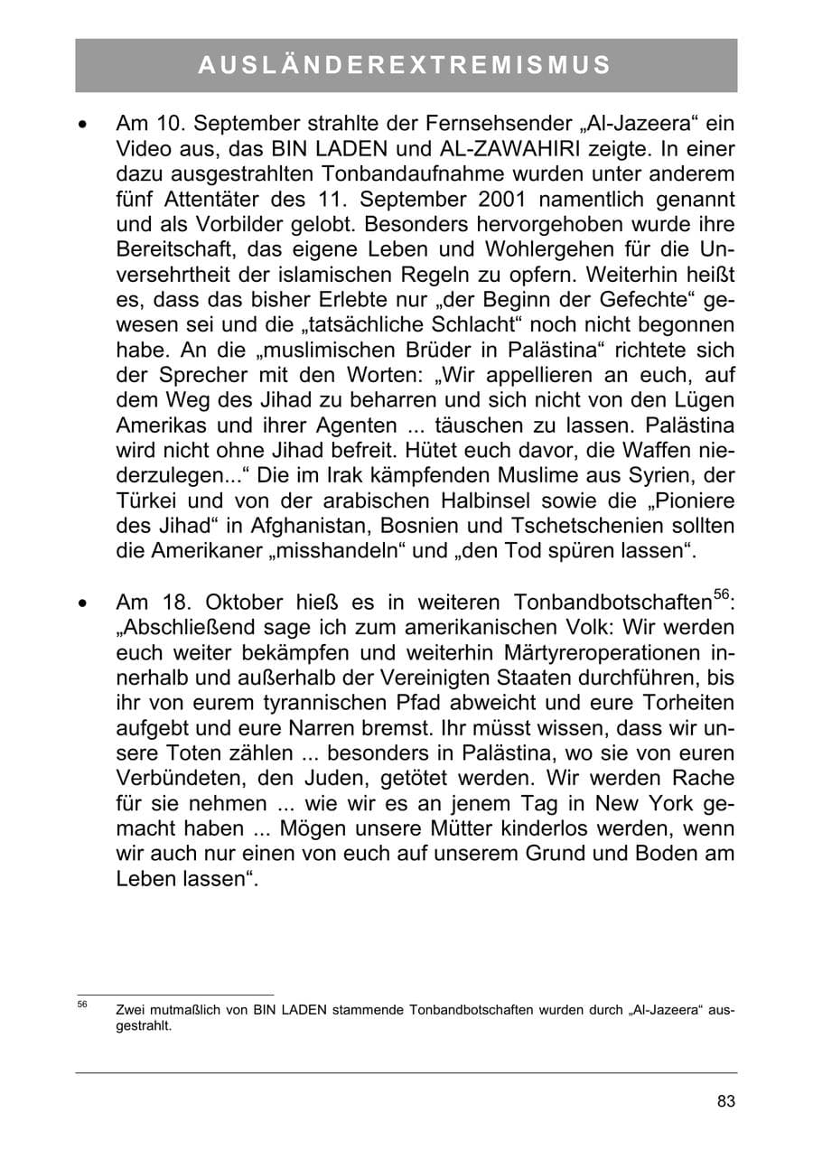 Seite 92 des Verfassungsschutzbericht 2003 Sachsen-Anhalt