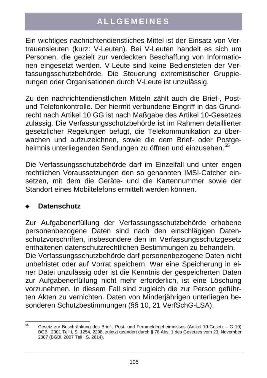 Seite 108 des Verfassungsschutzbericht 2007 Sachsen-Anhalt