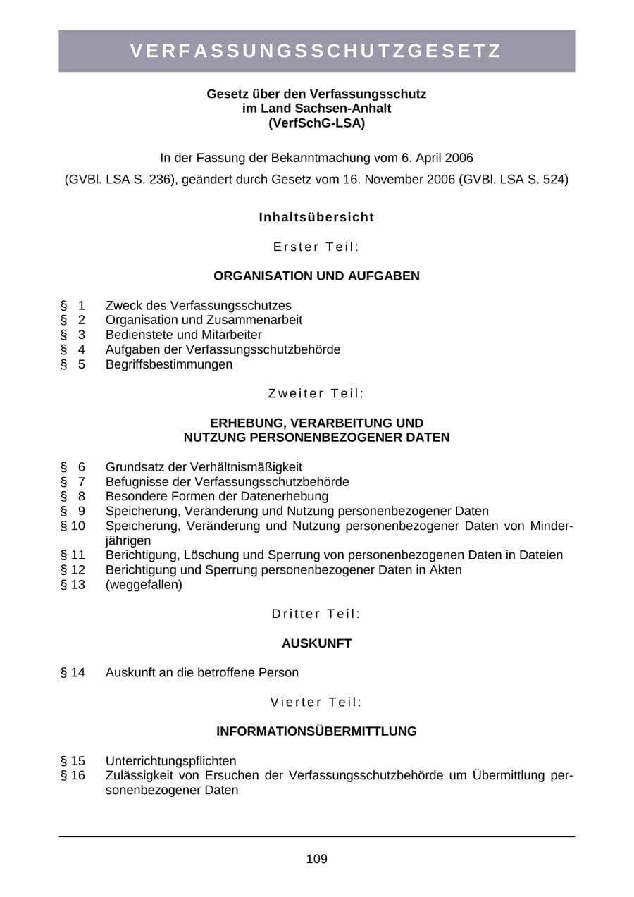 Seite 112 des Verfassungsschutzbericht 2007 Sachsen-Anhalt