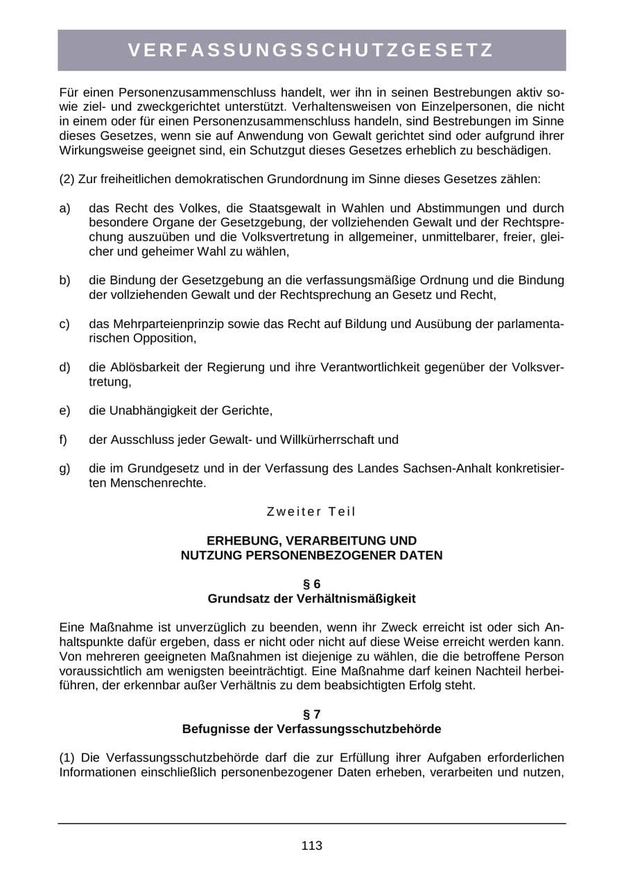 Seite 116 des Verfassungsschutzbericht 2007 Sachsen-Anhalt