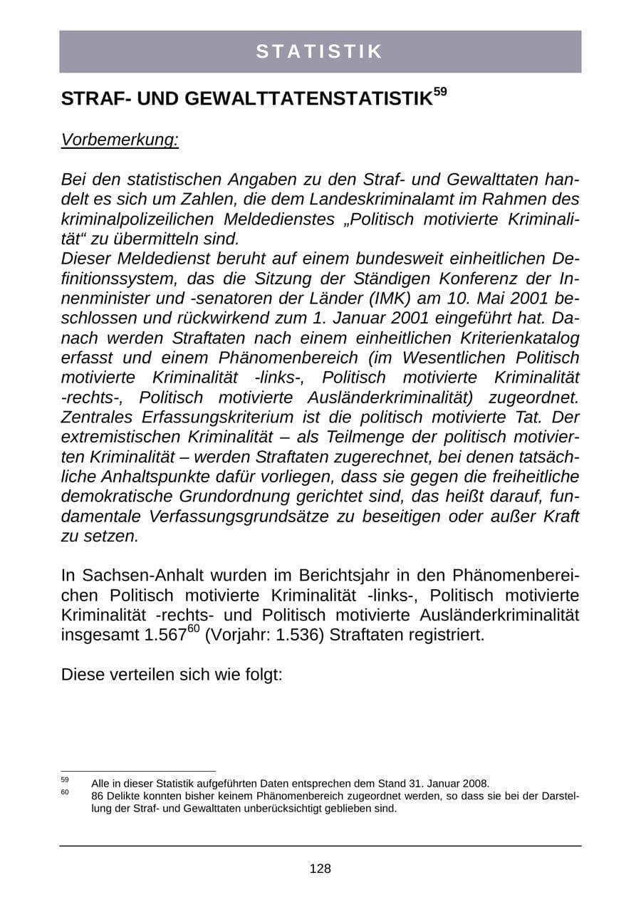 Seite 131 des Verfassungsschutzbericht 2007 Sachsen-Anhalt