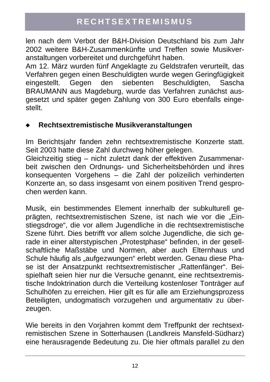 Seite 15 des Verfassungsschutzbericht 2007 Sachsen-Anhalt