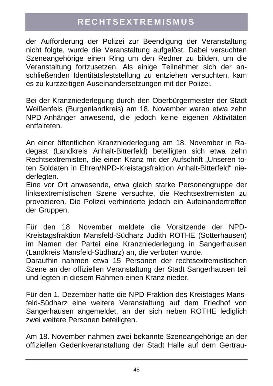 Seite 48 des Verfassungsschutzbericht 2007 Sachsen-Anhalt