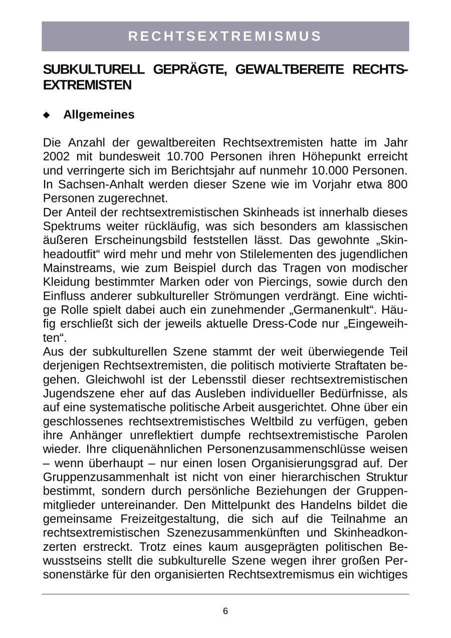 Seite 9 des Verfassungsschutzbericht 2007 Sachsen-Anhalt