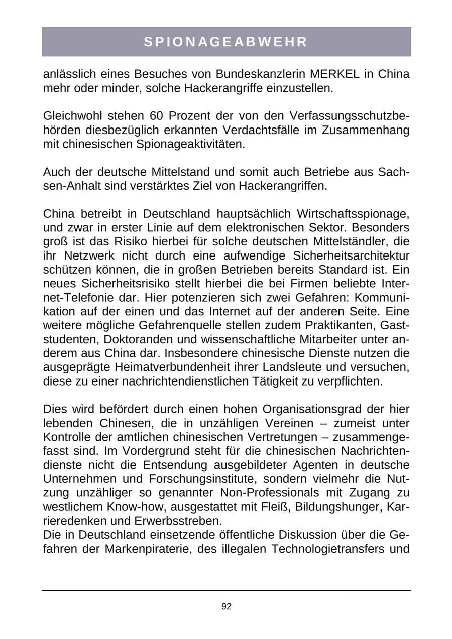 Seite 95 des Verfassungsschutzbericht 2007 Sachsen-Anhalt