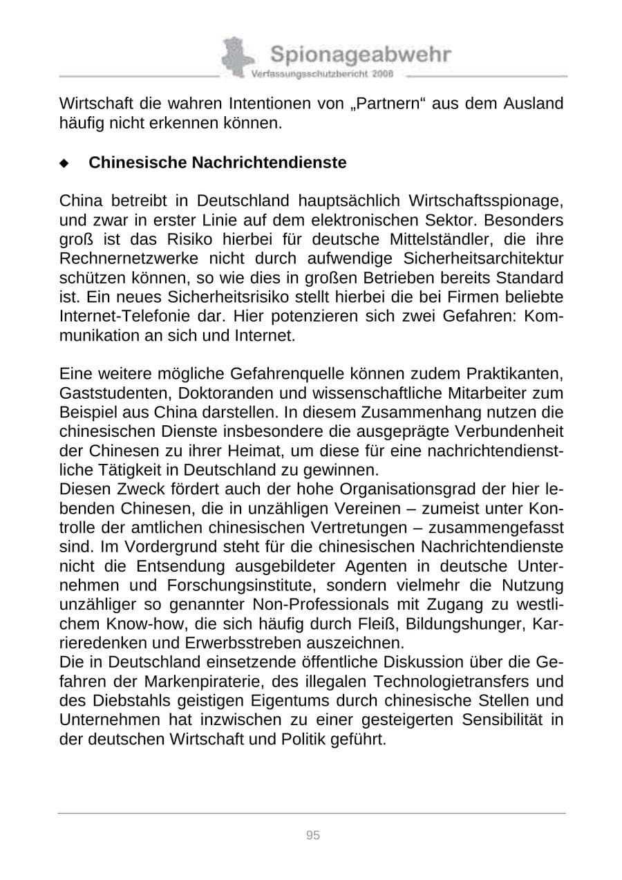 Seite 103 des Verfassungsschutzbericht 2008 Sachsen-Anhalt