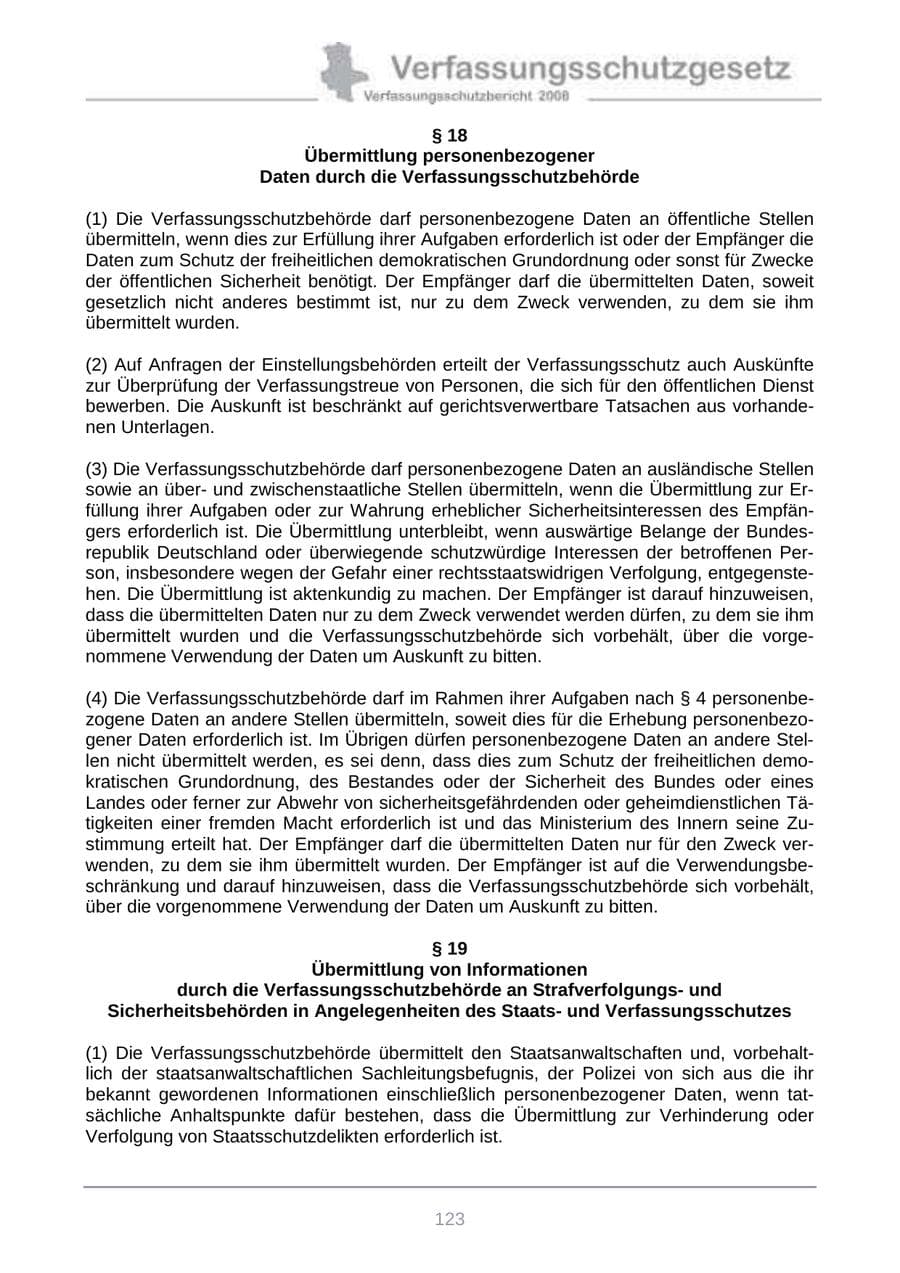 Seite 131 des Verfassungsschutzbericht 2008 Sachsen-Anhalt