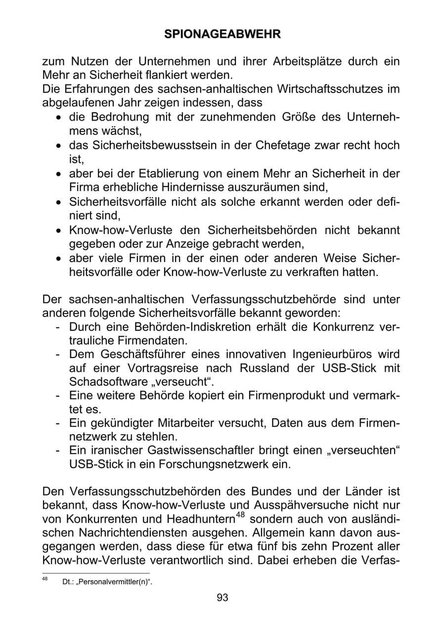 Seite 102 des Verfassungsschutzbericht 2011 Sachsen-Anhalt