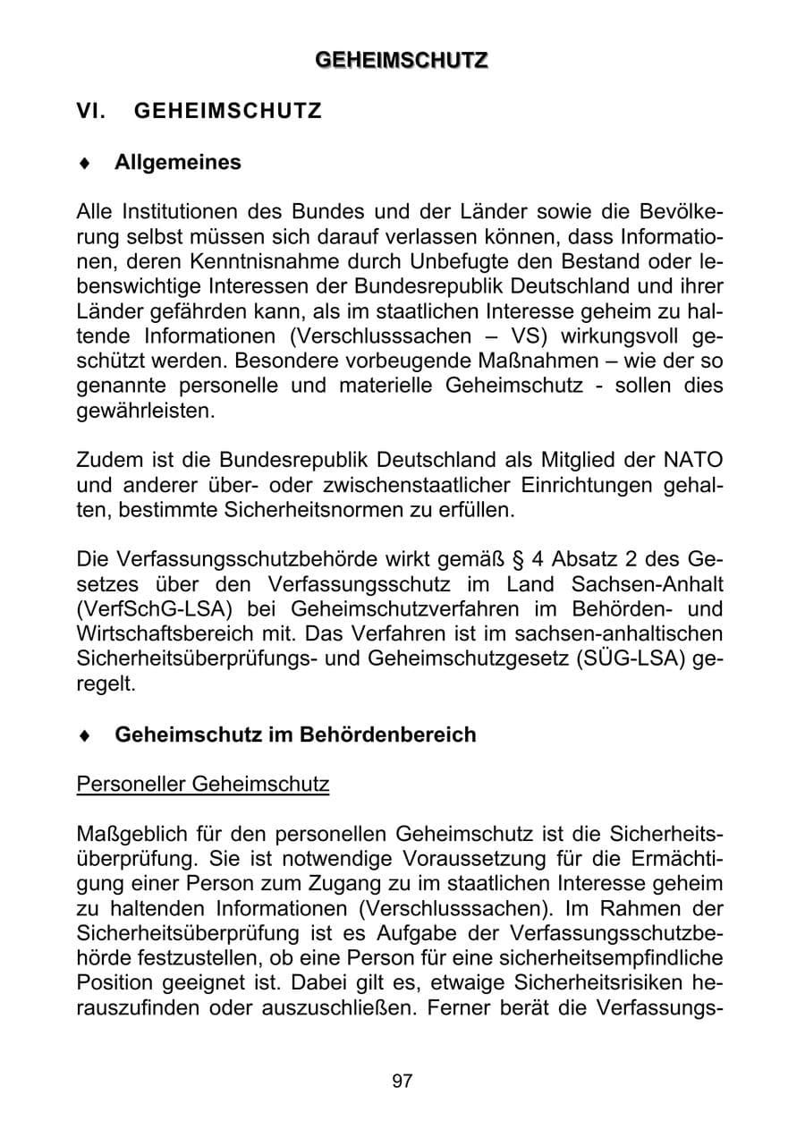 Seite 106 des Verfassungsschutzbericht 2011 Sachsen-Anhalt