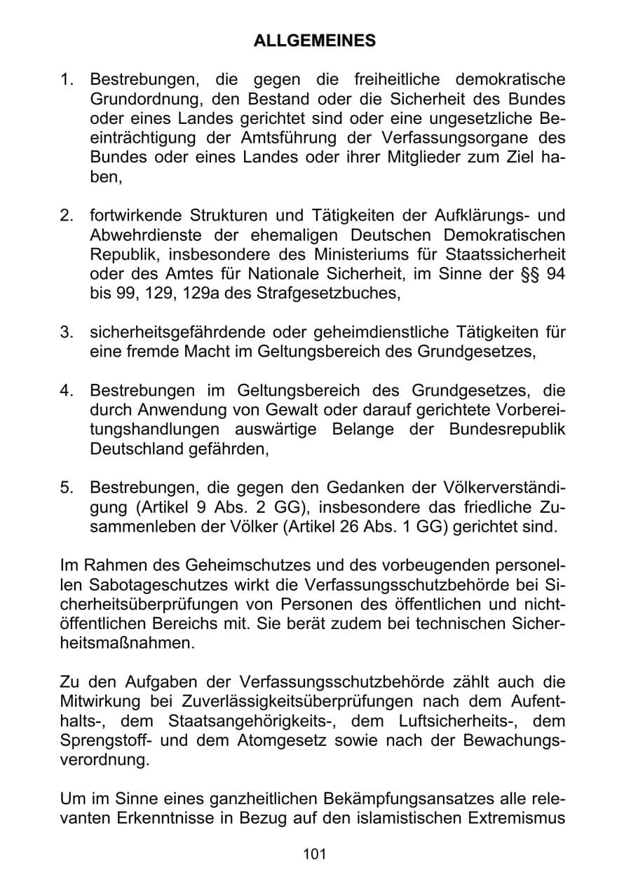 Seite 110 des Verfassungsschutzbericht 2011 Sachsen-Anhalt